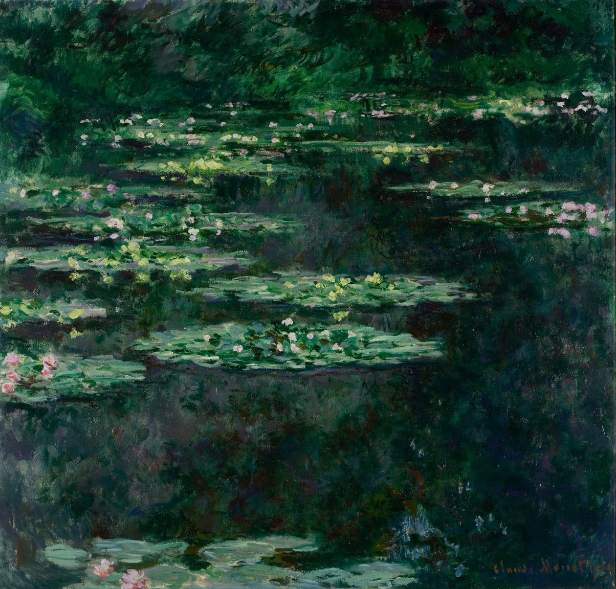 Lilie wodne autorstwa Claude Monet