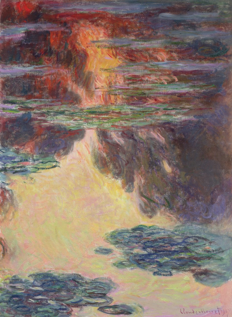 Lilie wodne, 1907 (patrz detal 382334) autorstwa Claude Monet