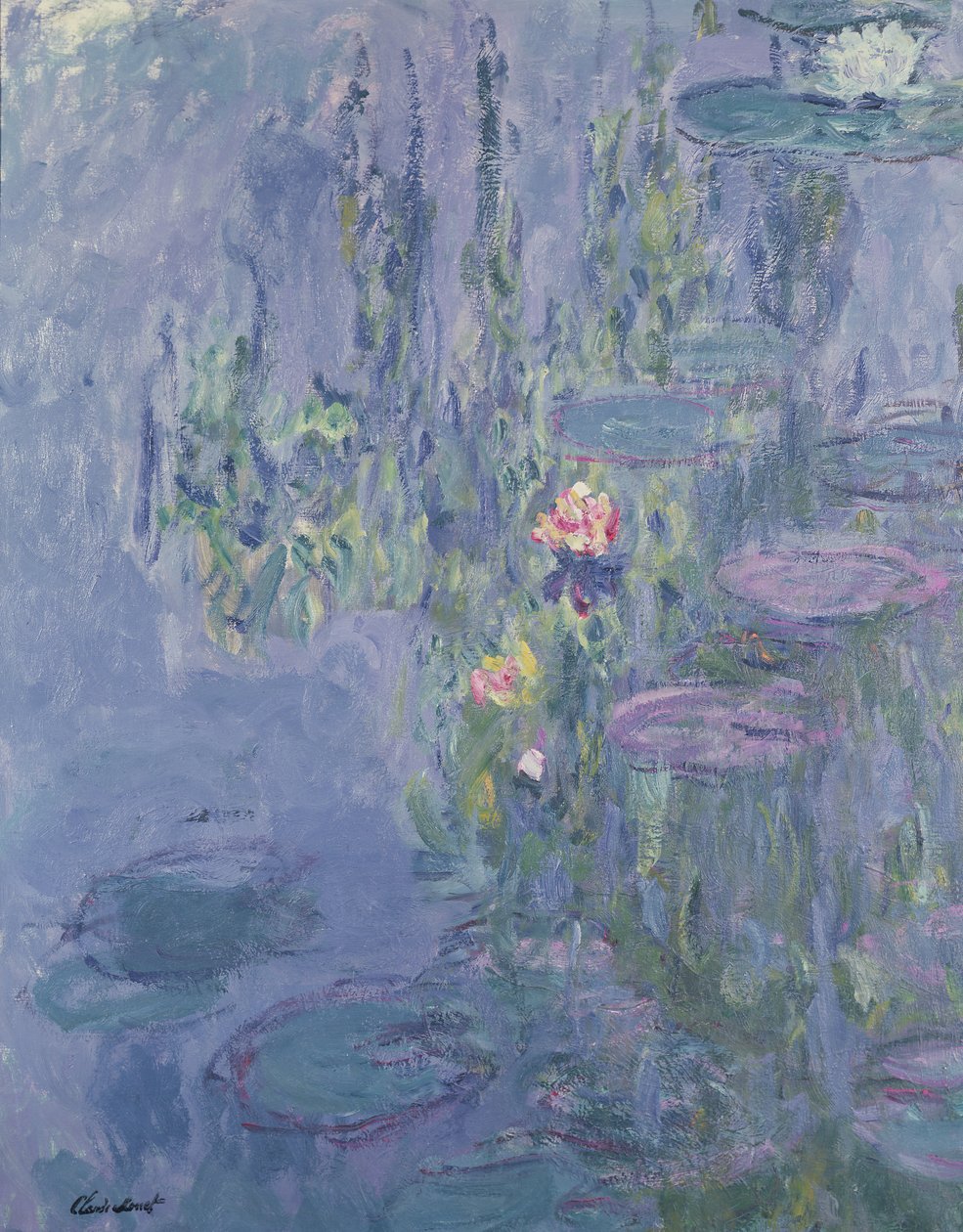 Lilie wodne, 1907 autorstwa Claude Monet