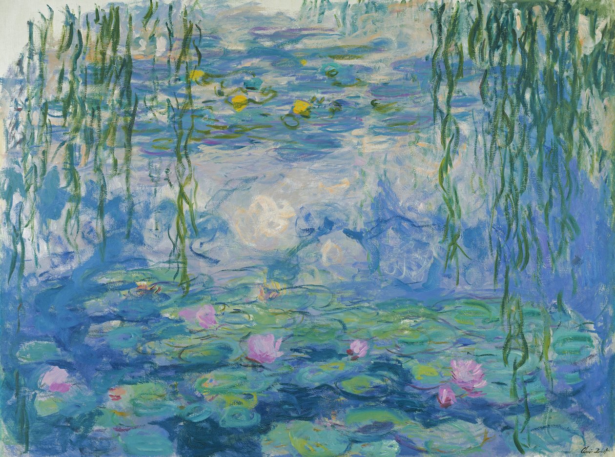 Lilie wodne, 1916-19 (zob. także detal 382331) autorstwa Claude Monet