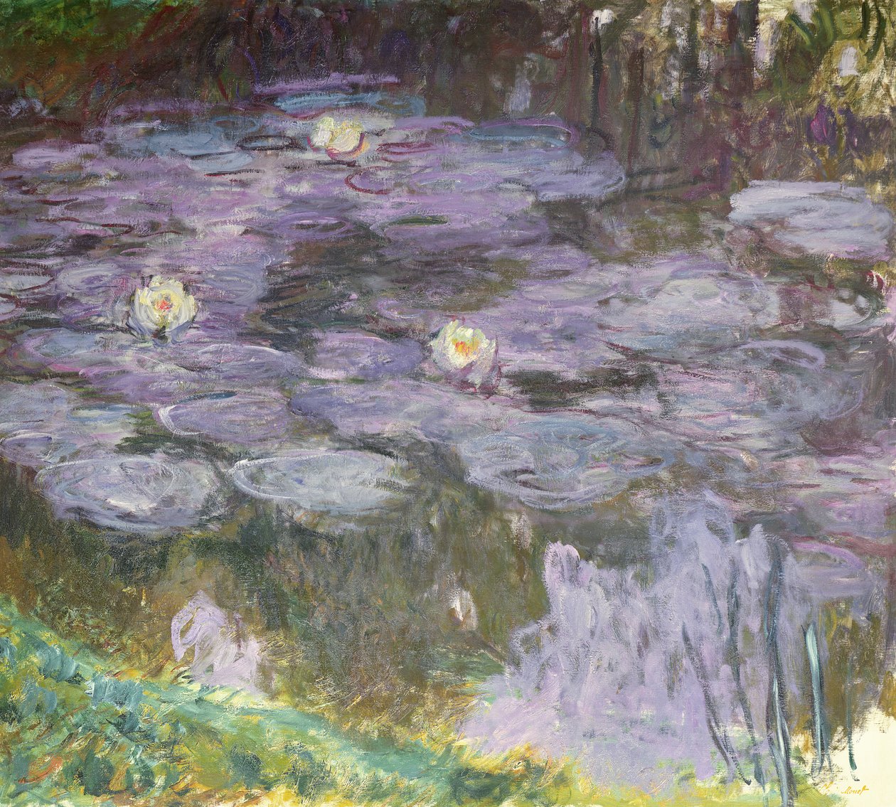 Lilie wodne, 1917 autorstwa Claude Monet