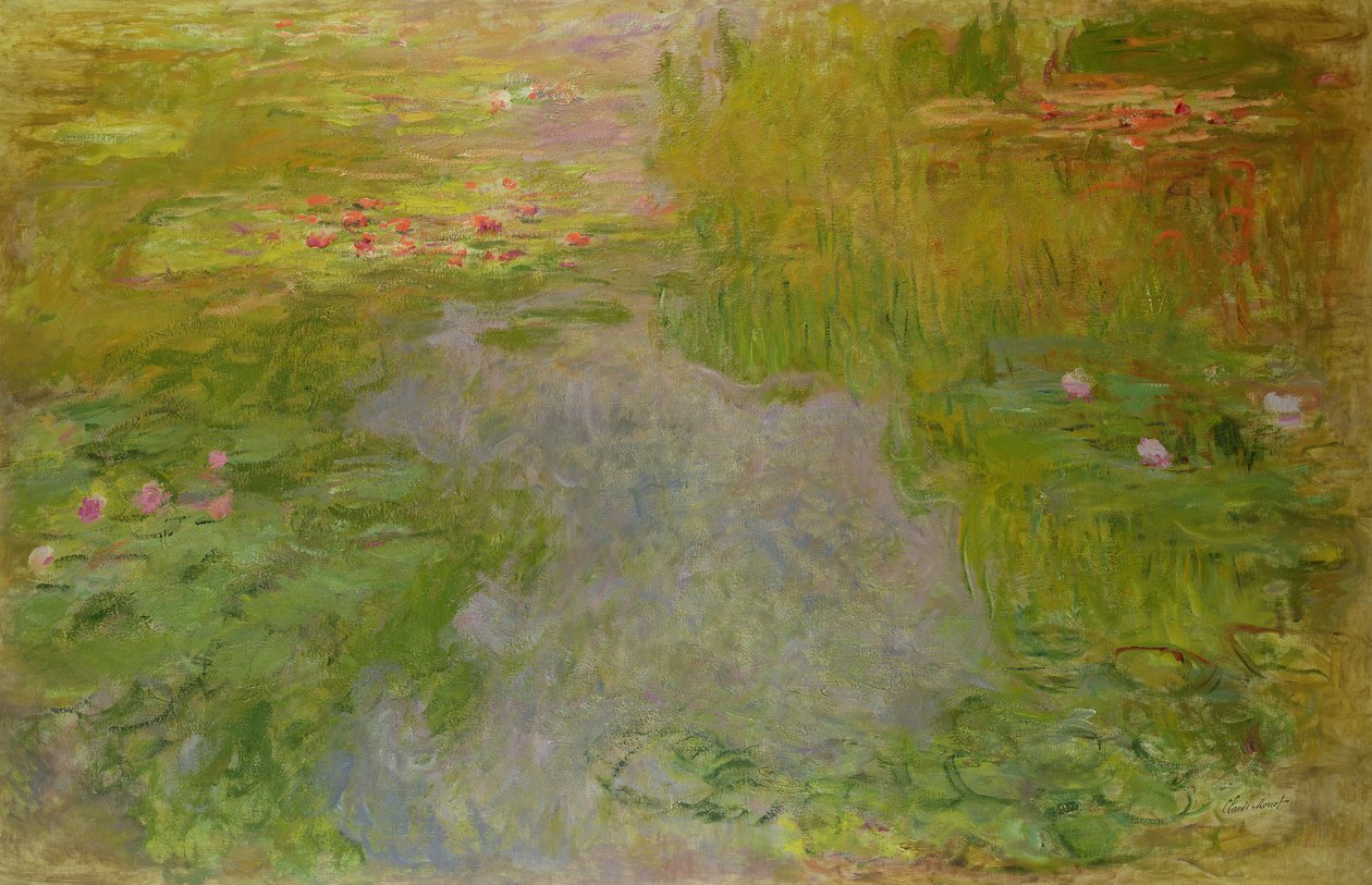 Lilie wodne, ok. 1919 autorstwa Claude Monet