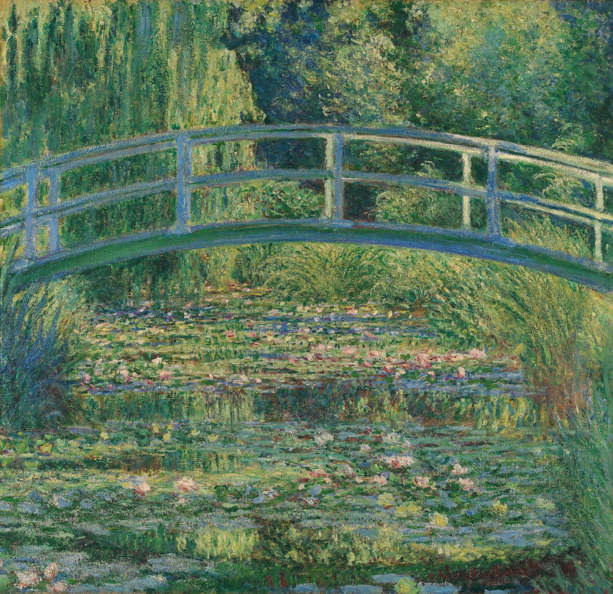 Staw lilii wodnych, 1899 autorstwa Claude Monet