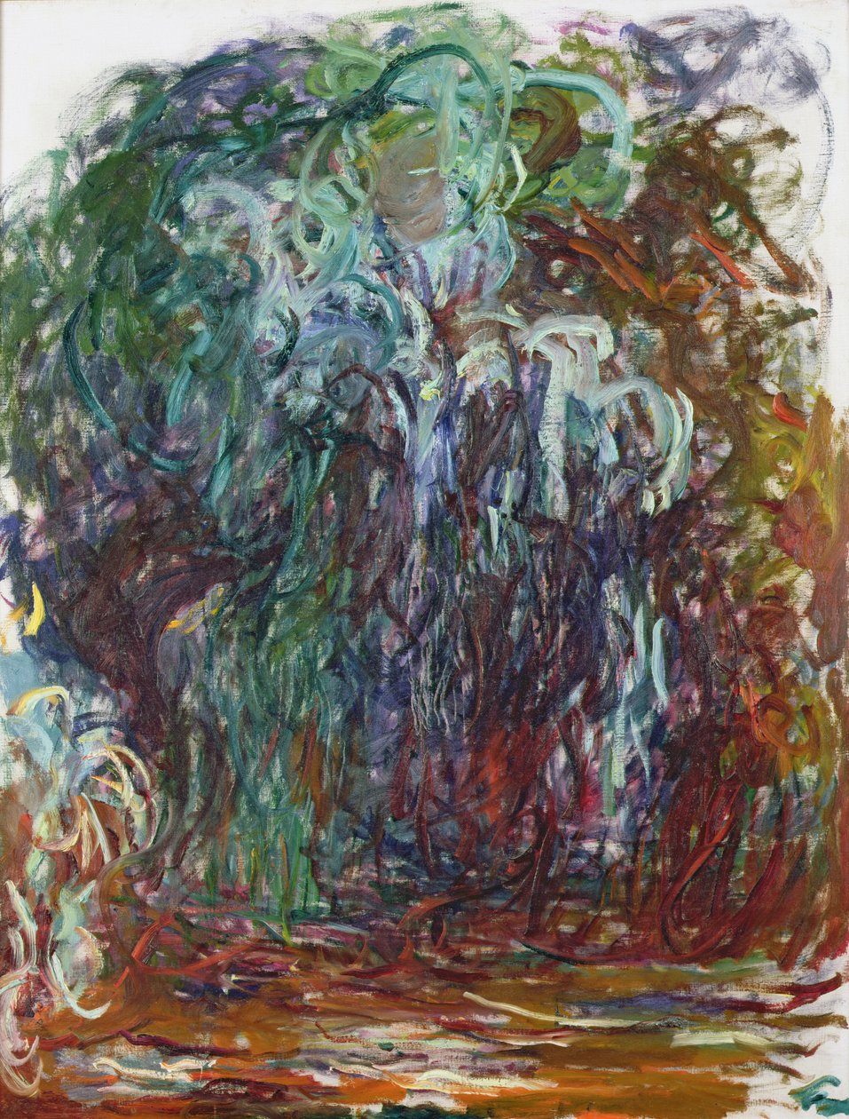 Płacząca wierzba, 1921-22 autorstwa Claude Monet