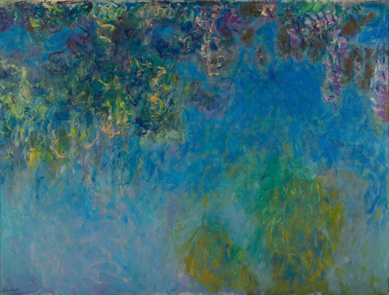 Glicynia autorstwa Claude Monet