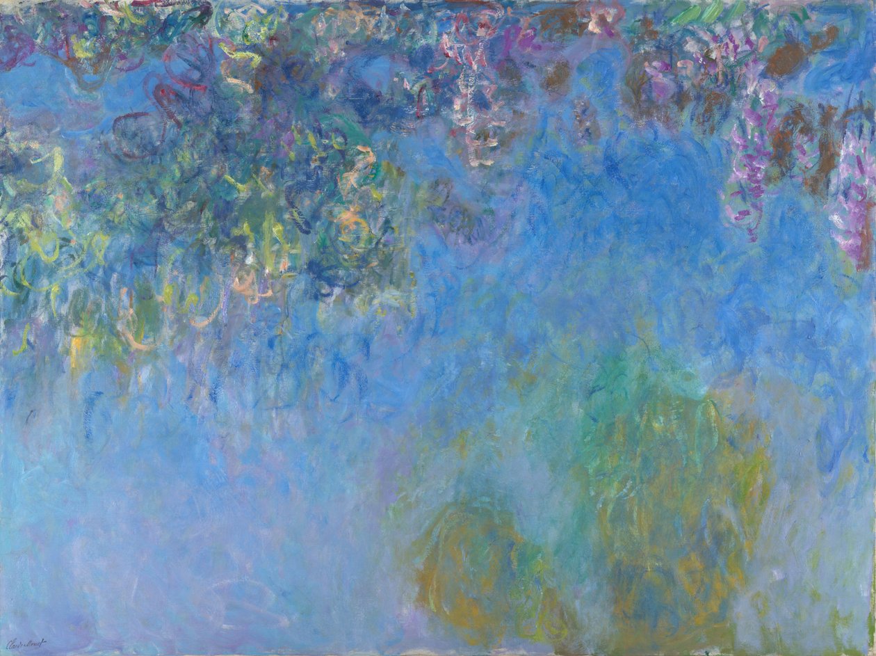 Glicynia, 1920-25 autorstwa Claude Monet