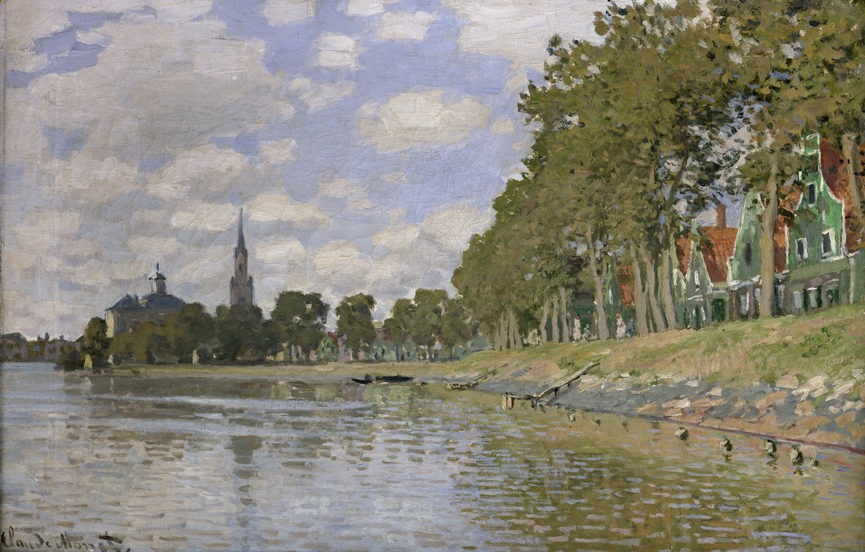 Zaandam (Holandia) 1871 autorstwa Claude Monet