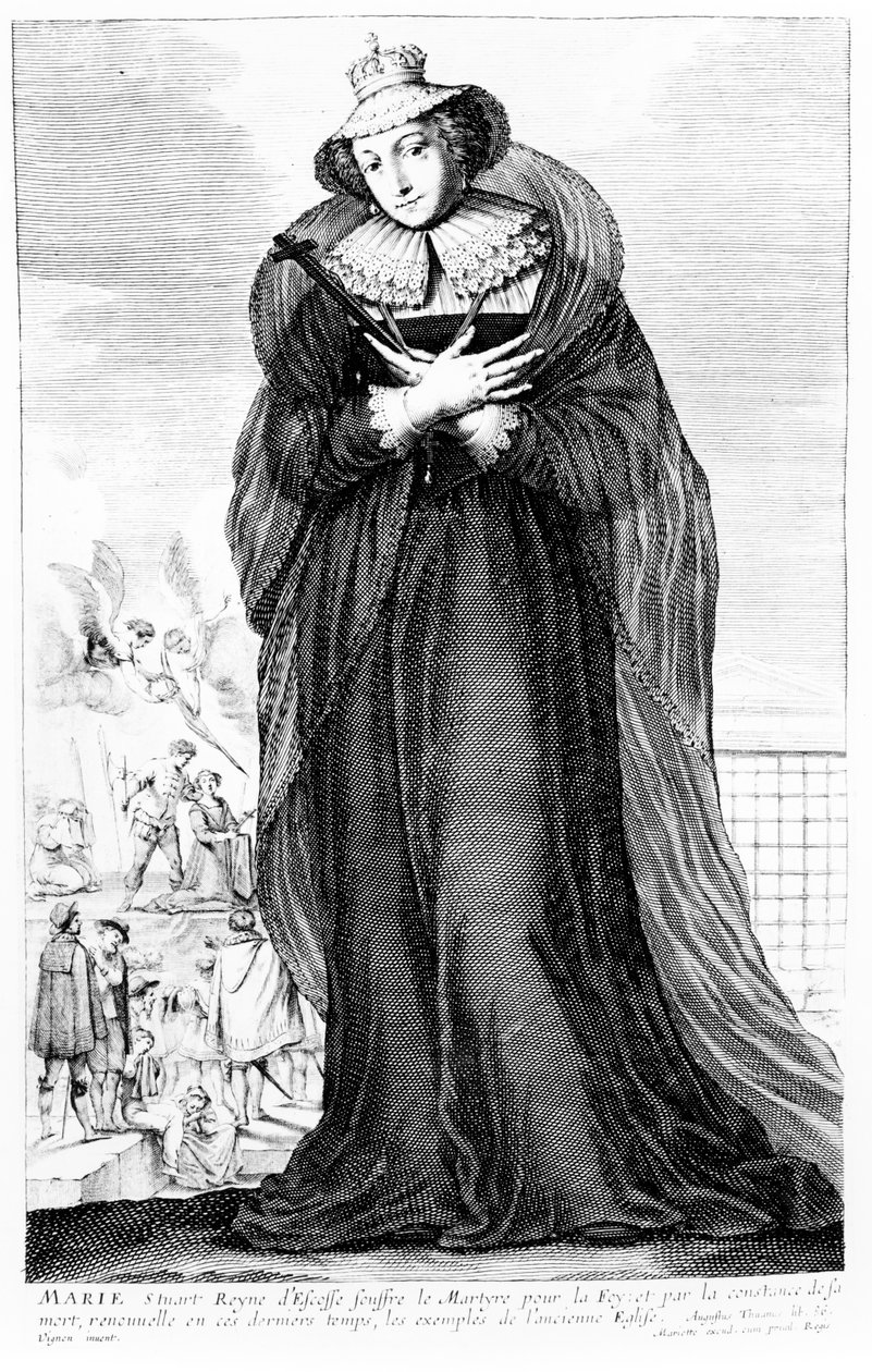 Mary Stuart Królowa Szkotów autorstwa Claude Vignon