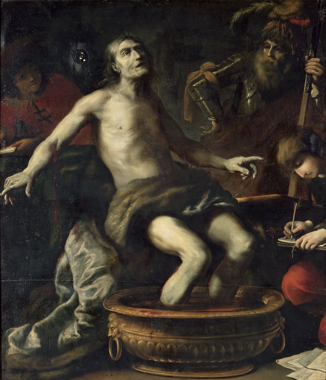 Śmierć Seneki, 1633 autorstwa Claude Vignon