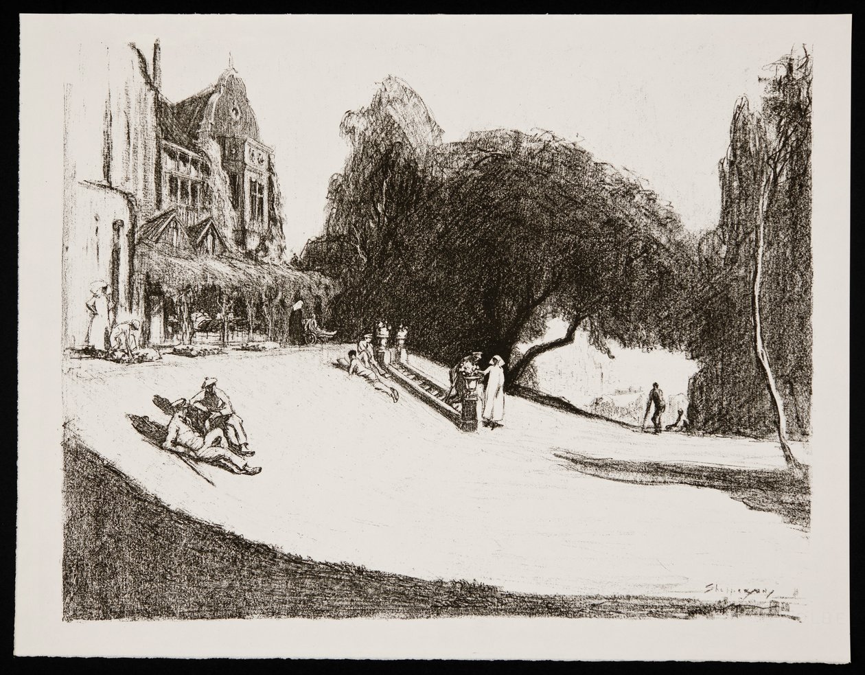 „Rekonwalescencja w Anglii”, 1917 autorstwa Claude Allin Shepperson