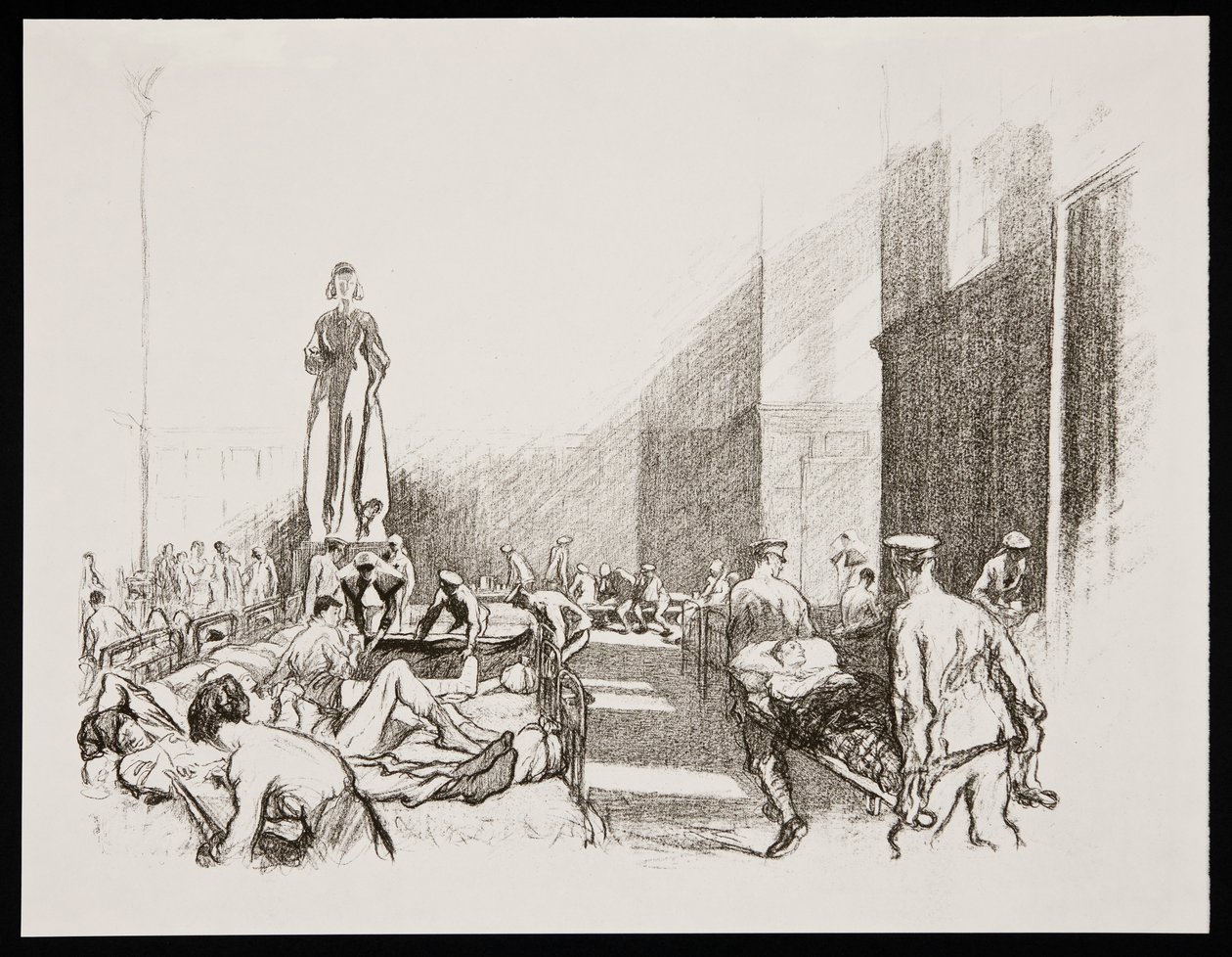 „W szpitalu w Anglii”, 1917 autorstwa Claude Allin Shepperson