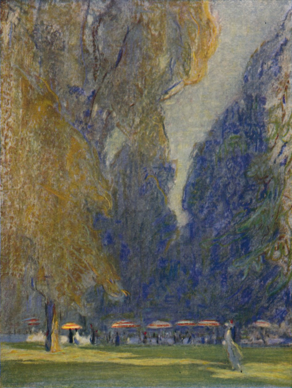 Herbata w Kensington Gardens, 1914, 1920 autorstwa Claude Allin Shepperson