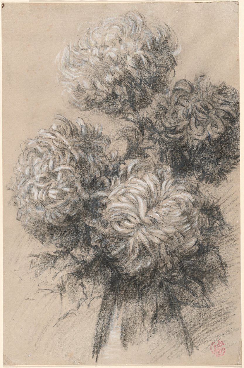 Chryzantemy autorstwa Claude Emile Schuffenecker