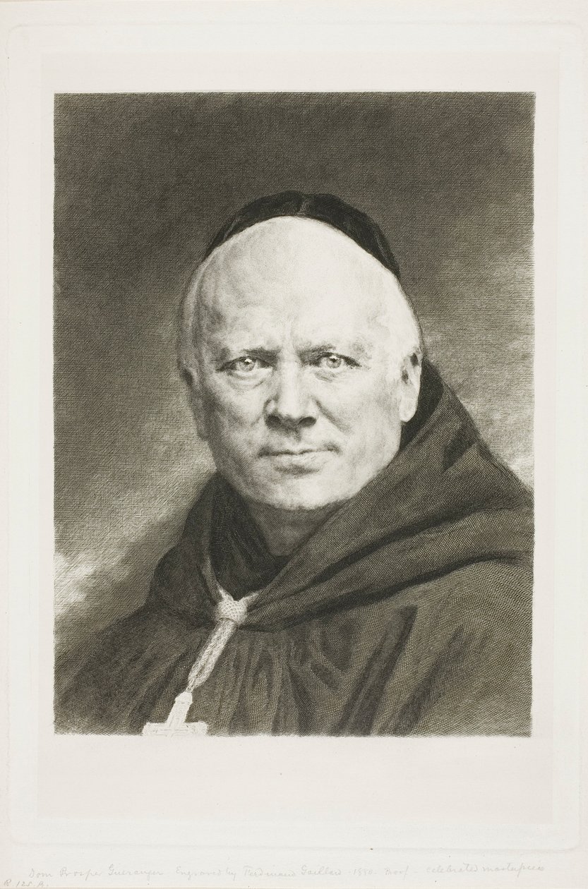Dom Prosper Guéranger, opat Solesmes autorstwa Claude Ferdinand Gaillard
