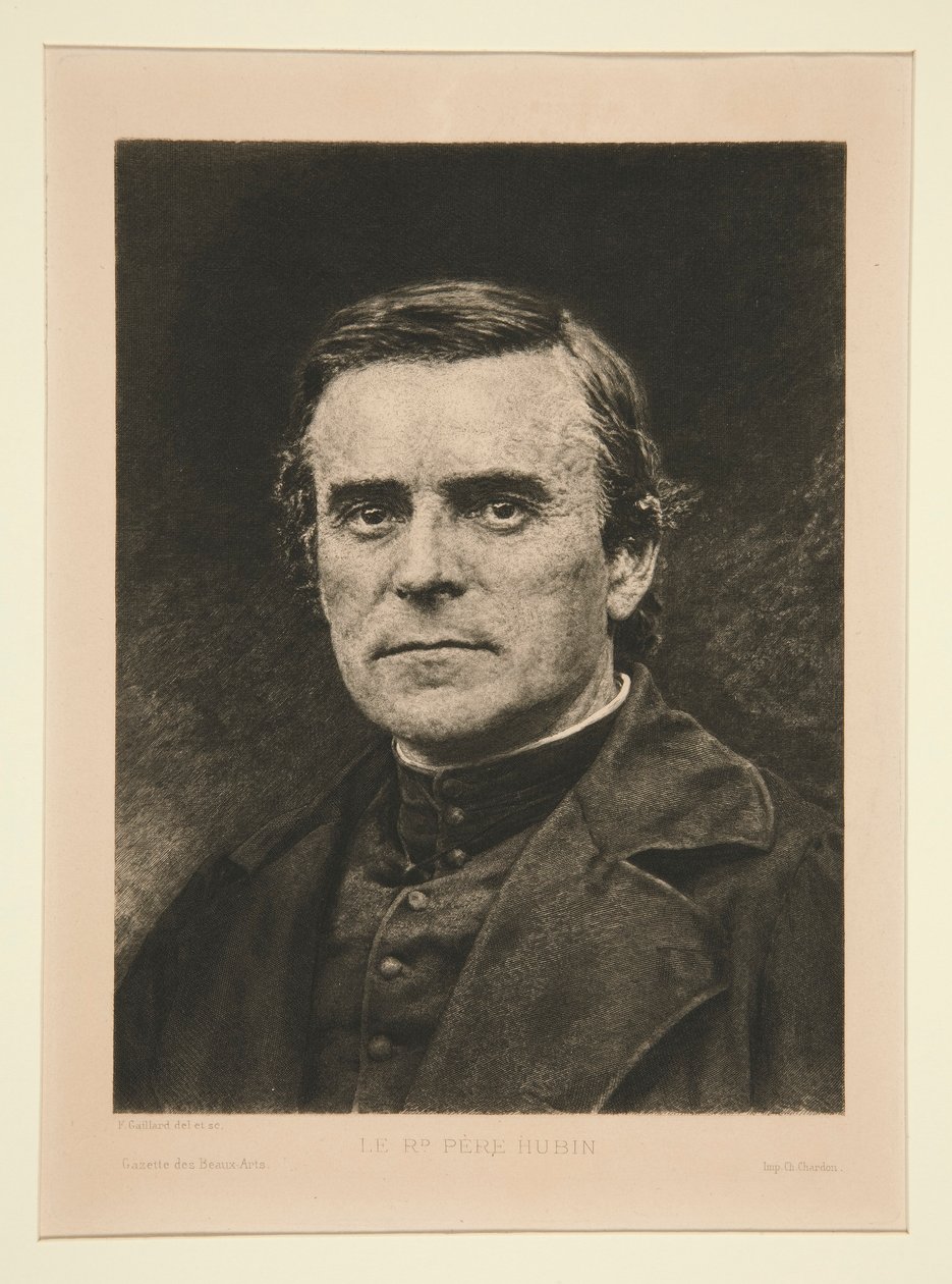 Le Rd. Père Hubin autorstwa Claude Ferdinand Gaillard