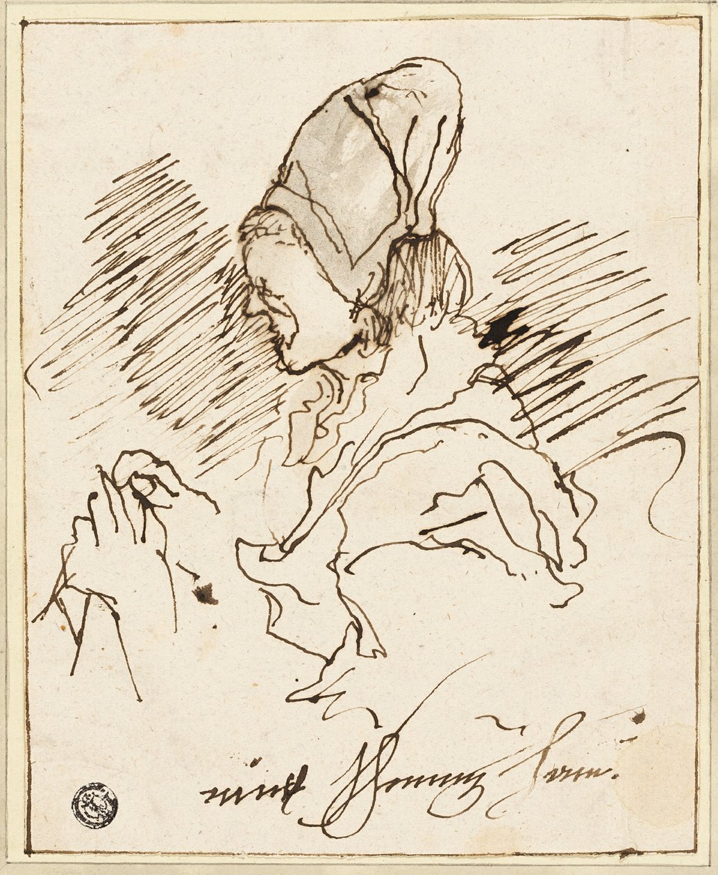Krawcowa autorstwa Claude Jean Baptiste Hoin