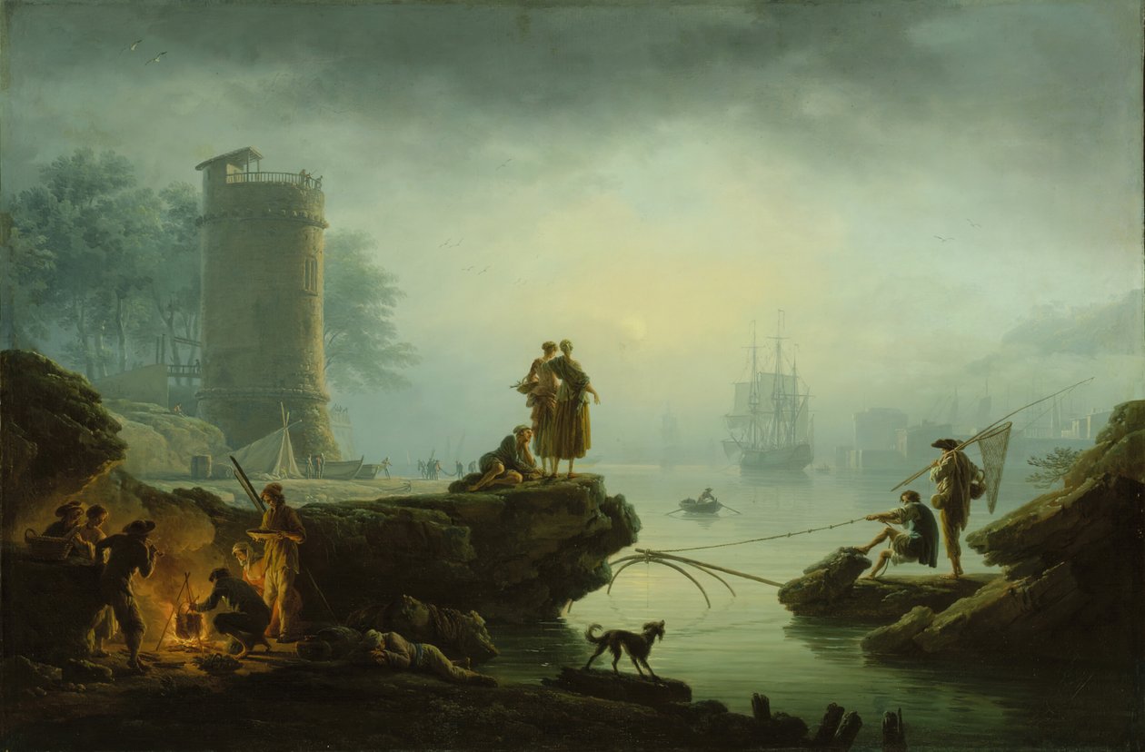 Rano 1760. autorstwa Claude Joseph Vernet