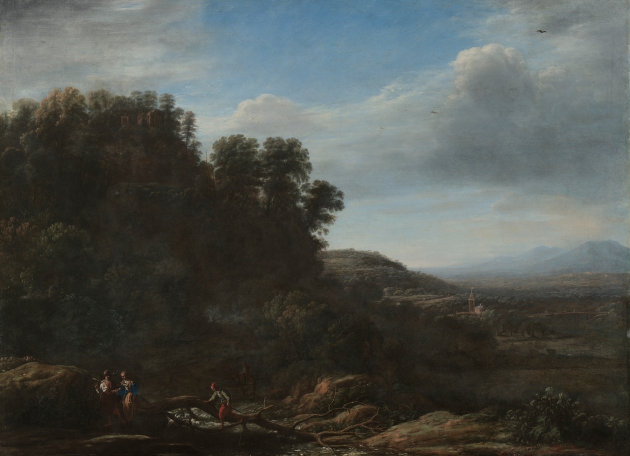 Pejzaż włoski, ok. 1630. autorstwa Claude Lorrain