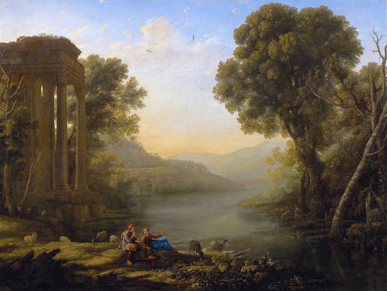 Krajobraz pasterski autorstwa Claude Lorrain