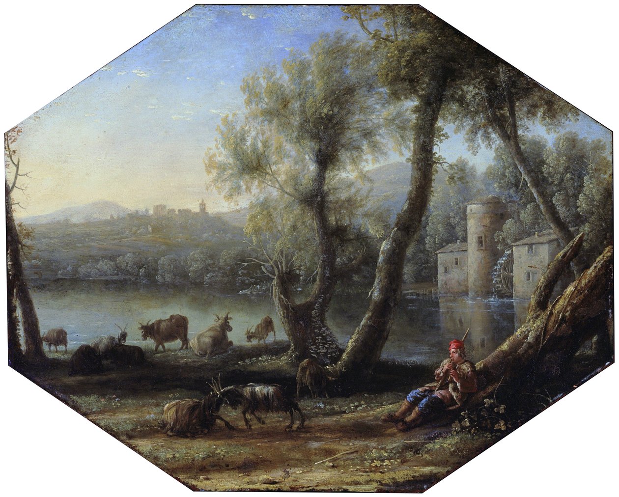 Krajobraz pasterski autorstwa Claude Lorrain
