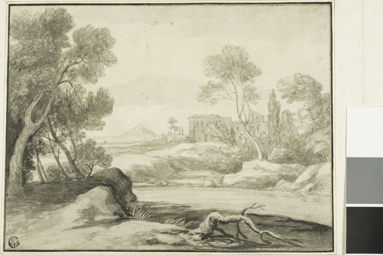 Scena rzeczna autorstwa Claude Lorrain