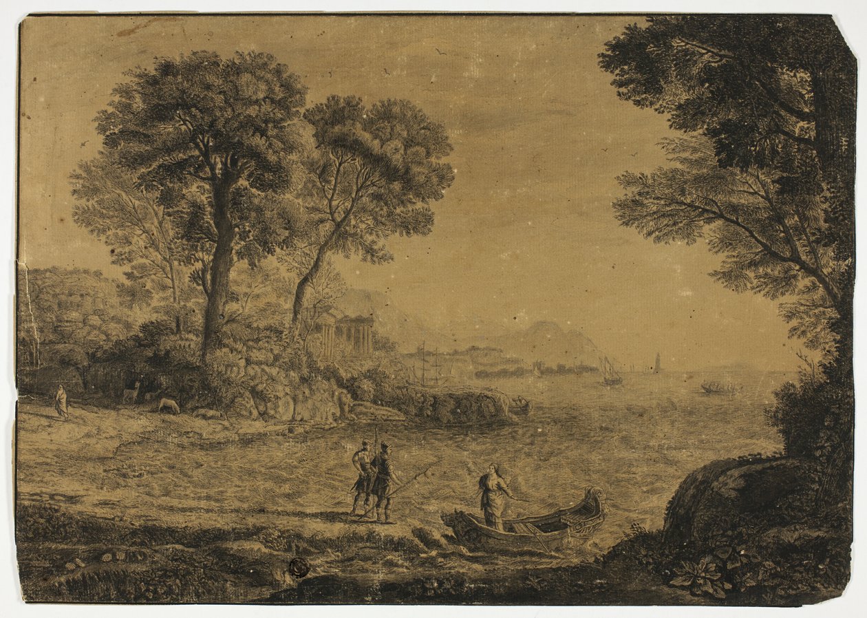 Pejzaż morski autorstwa Claude Lorrain
