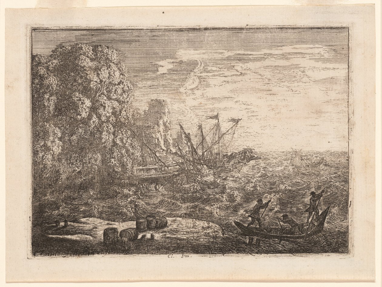 Burza autorstwa Claude Lorrain