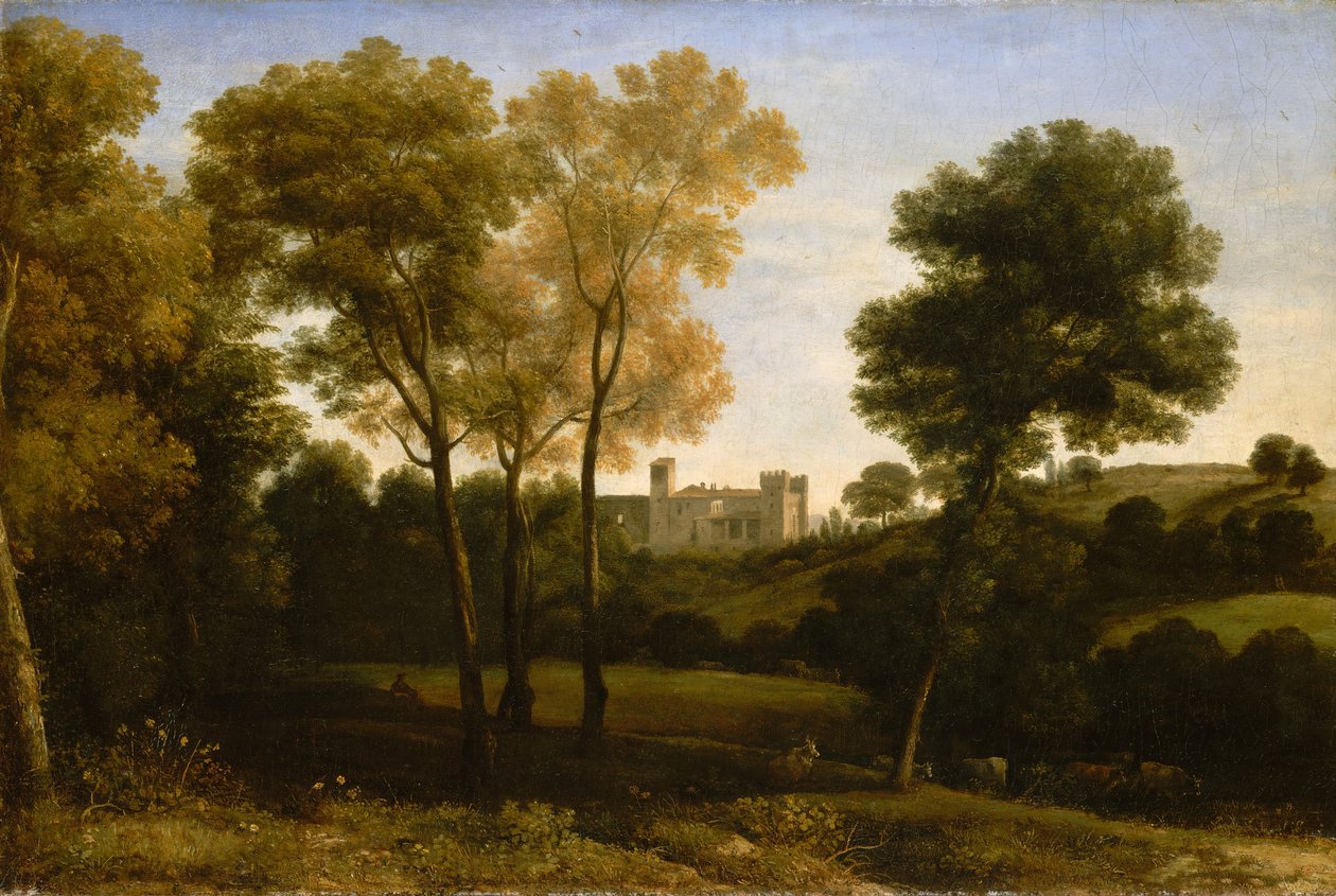 Widok La Crescenza, 1648-50. autorstwa Claude Lorrain