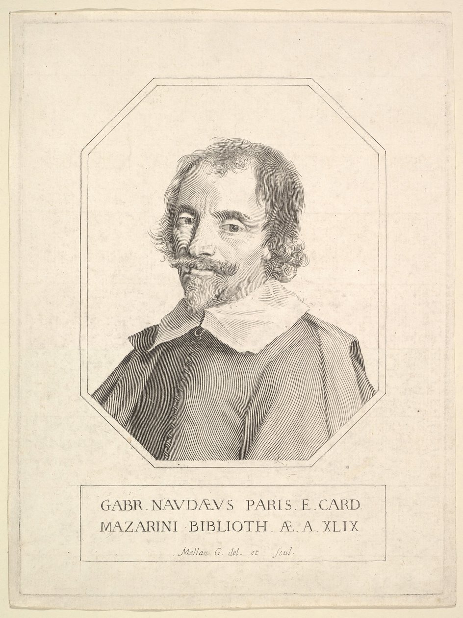 Gabriel Naude, 1648. autorstwa Claude Mellan