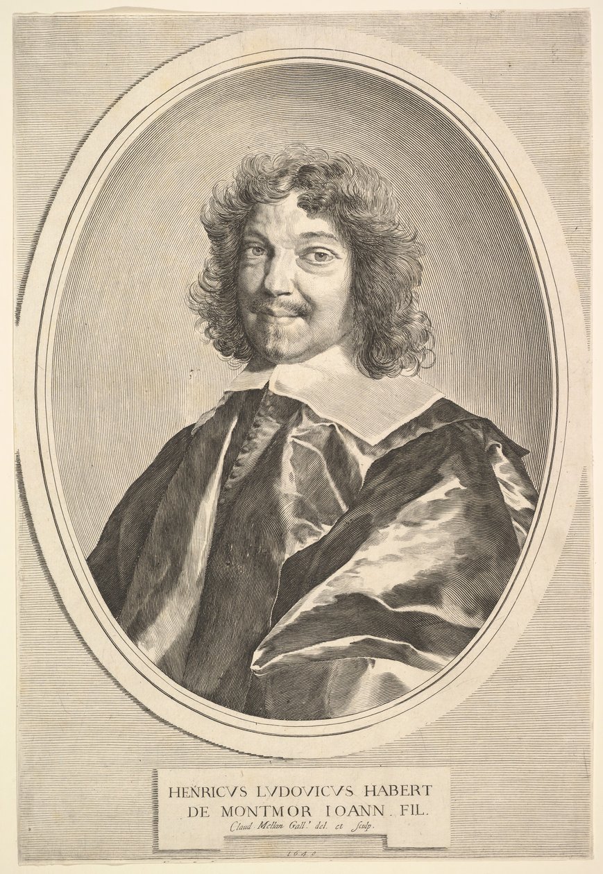 Henri-Louis Habert de Montmor, 1640. autorstwa Claude Mellan