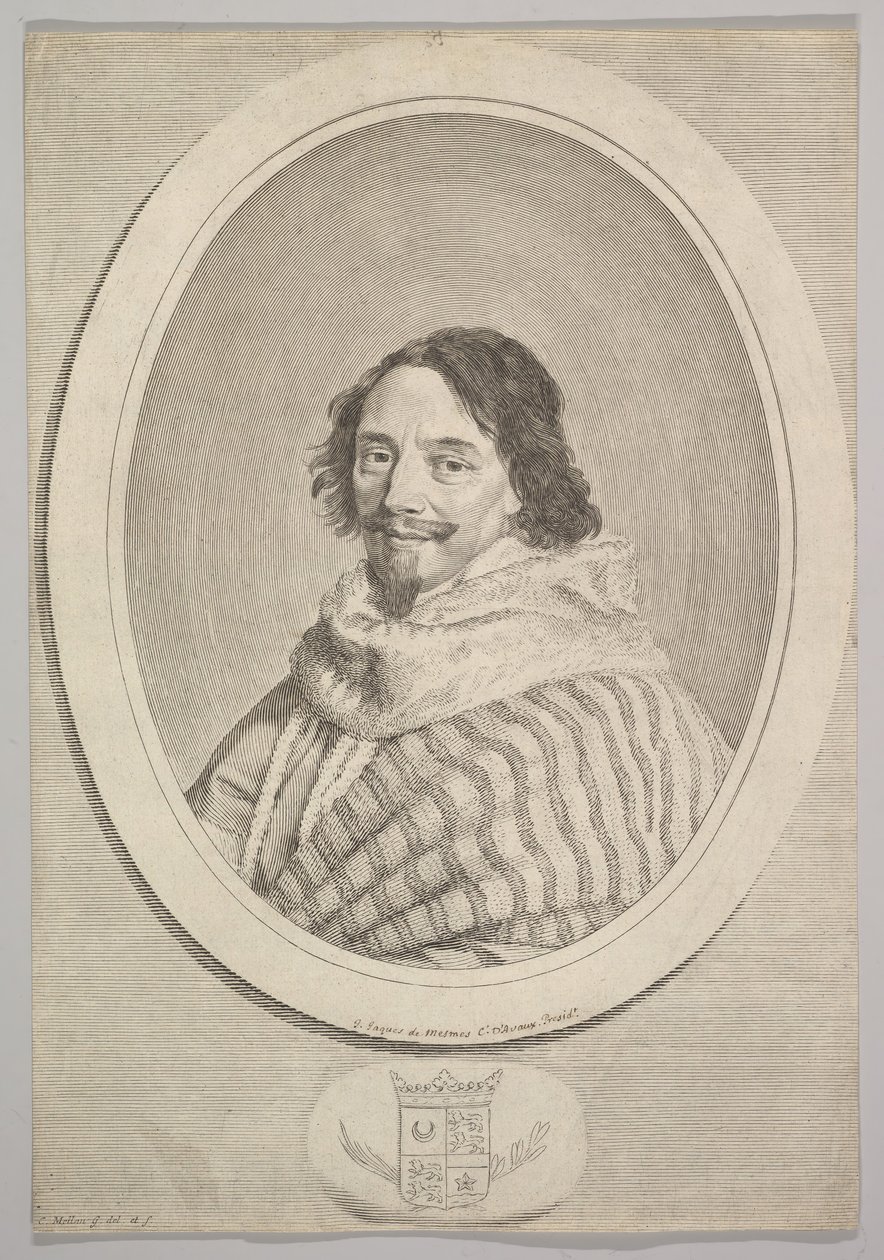 Henry de Mesmes. autorstwa Claude Mellan