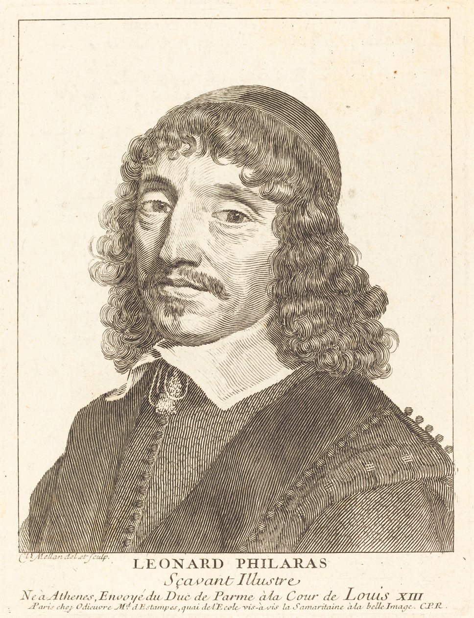 Leonardos Philaras autorstwa Claude Mellan