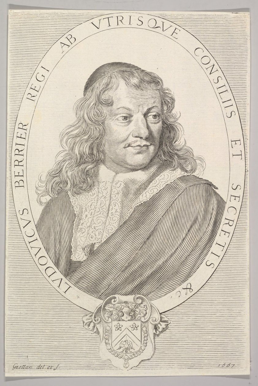 Ludwika Berryera, 1667. autorstwa Claude Mellan