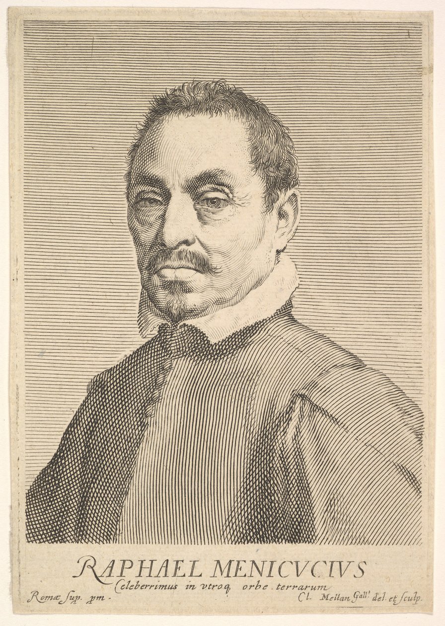 Raffaello Menicucciego. autorstwa Claude Mellan