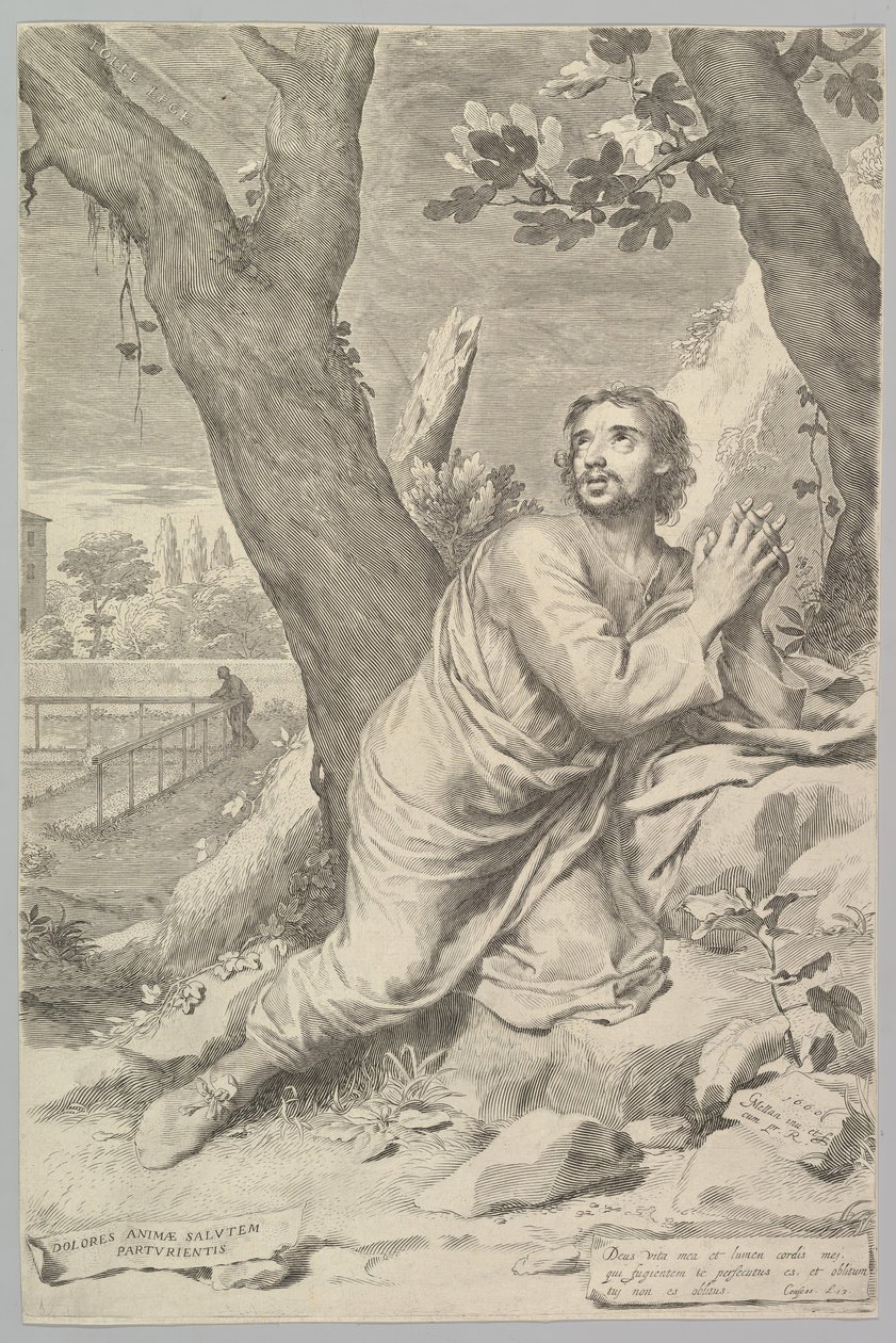 św. Augustyn, 1660. autorstwa Claude Mellan