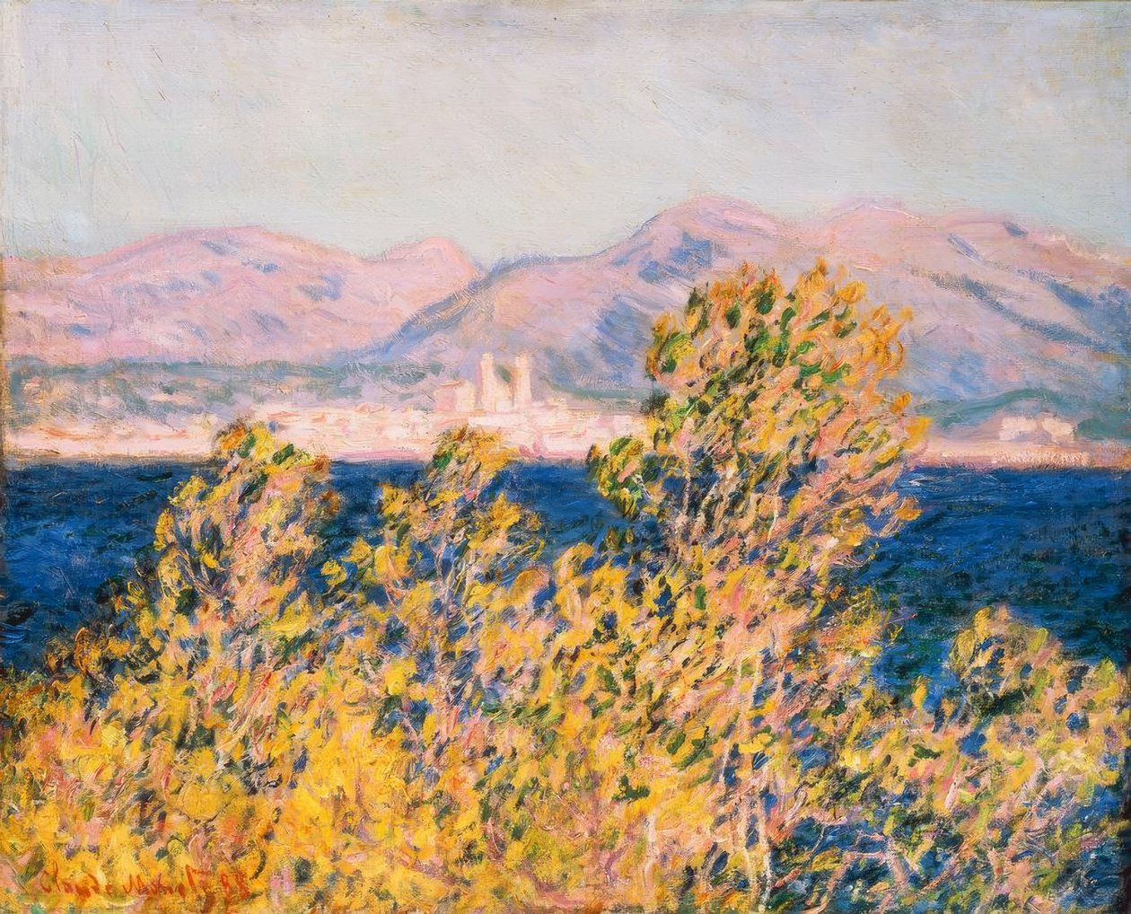 Antibes widziane z Kapsztadu autorstwa Claude Monet