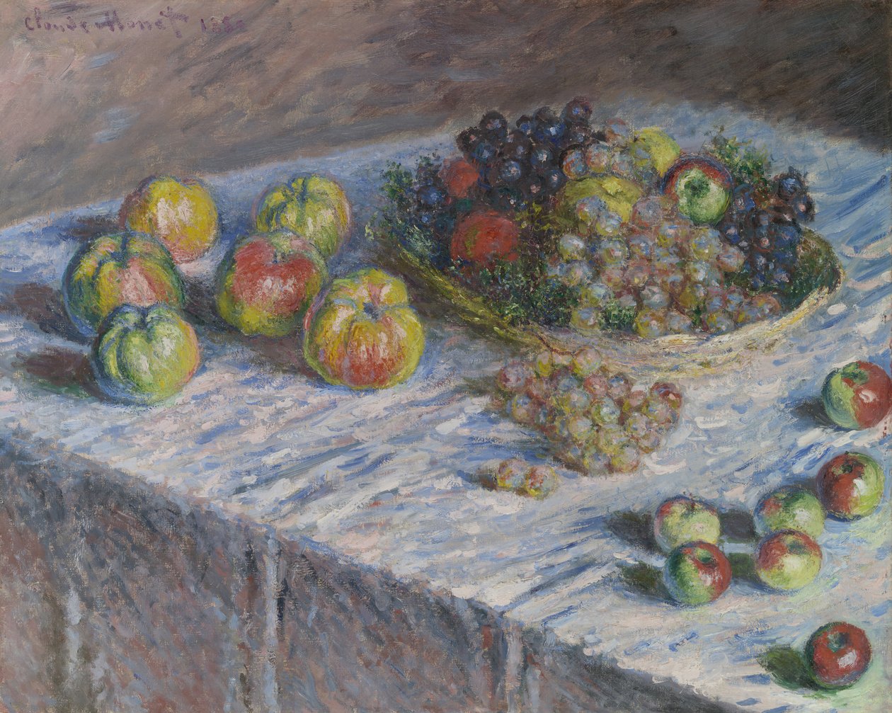 Jabłka i winogrona, 1880. autorstwa Claude Monet