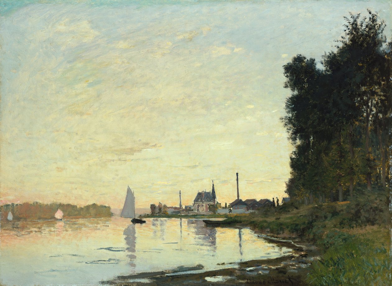 Argenteuil, późne popołudnie, 1872 autorstwa Claude Monet
