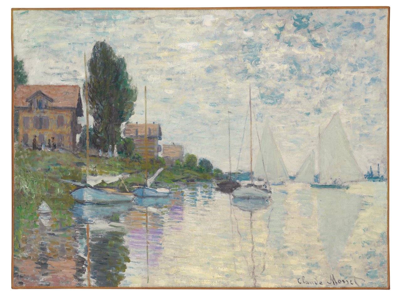 W Petit-Gennevilliers, 1874 autorstwa Claude Monet