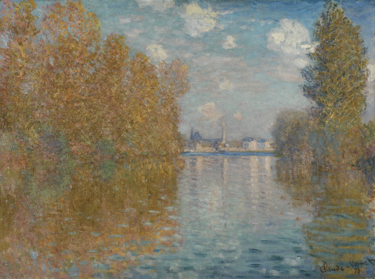 Efekt jesieni w Argenteuil, 1873 autorstwa Claude Monet