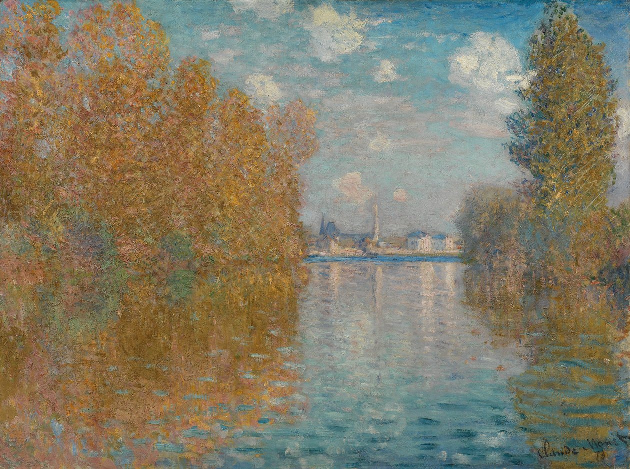 Efekt jesieni w Argenteuil, 1873. autorstwa Claude Monet