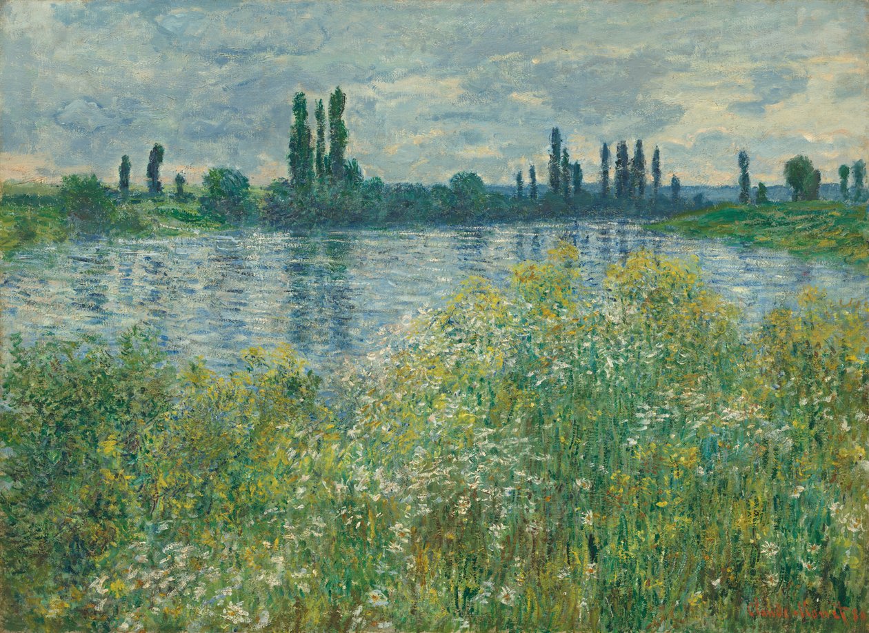 Brzegi Sekwany, Vétheuil, 1880. autorstwa Claude Monet