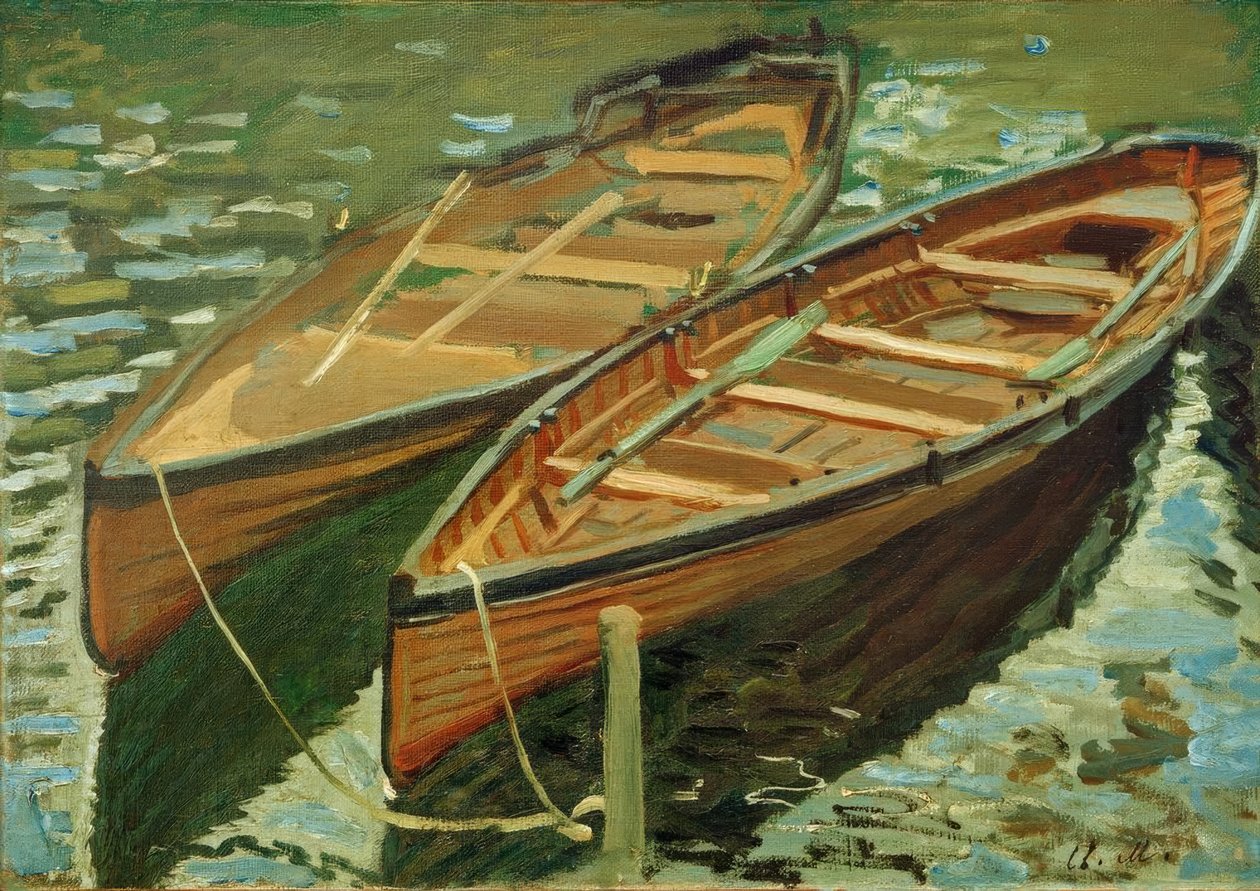 Łodzie autorstwa Claude Monet