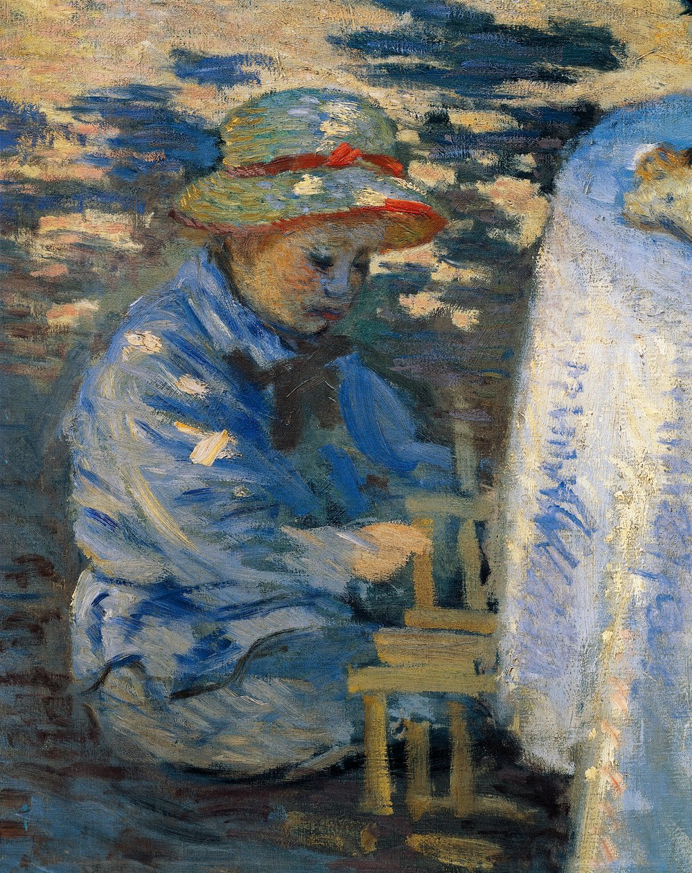 Śniadanie w ogrodzie — Claude Monet autorstwa Claude Monet