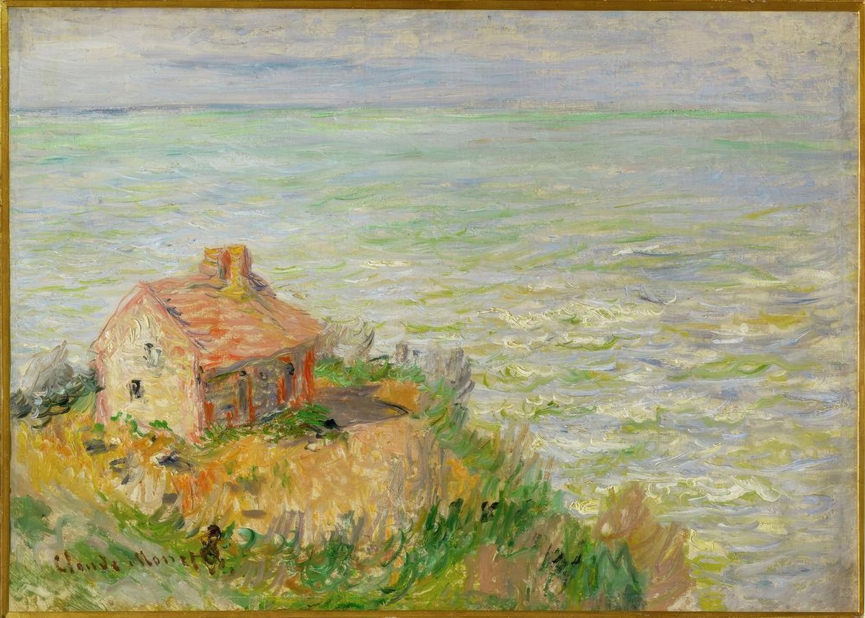 Kabina celna, efekt popołudniowy autorstwa Claude Monet