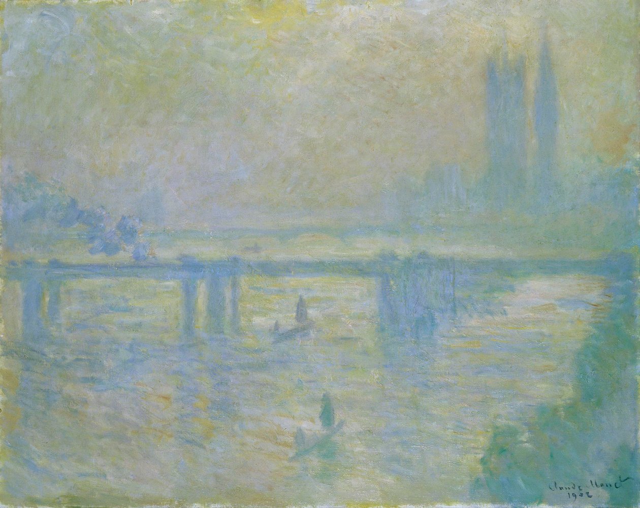 Charing Cross Bridge autorstwa Claude Monet
