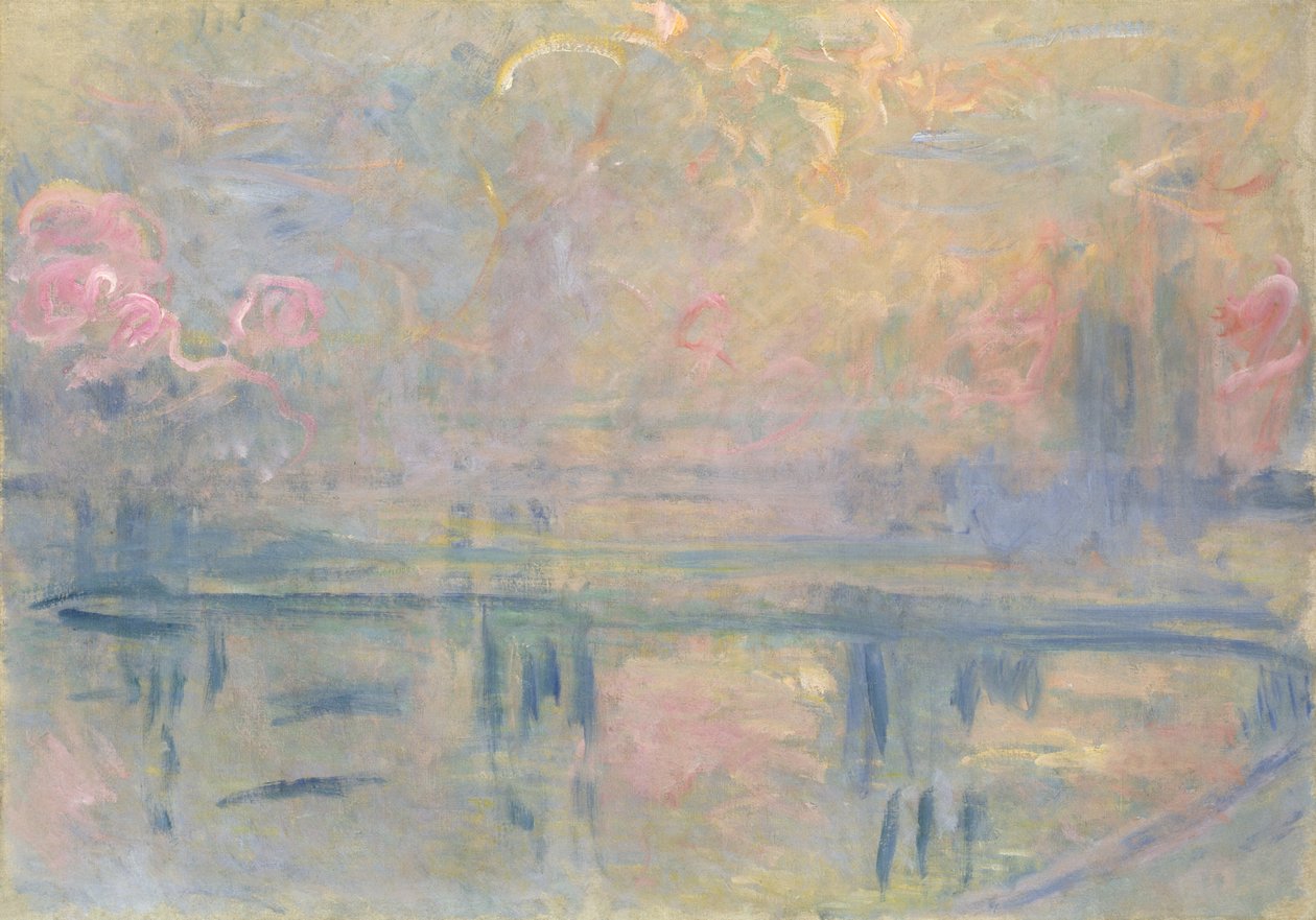 Most Charing Cross, ok. 1900 r. (olej na płótnie) autorstwa Claude Monet