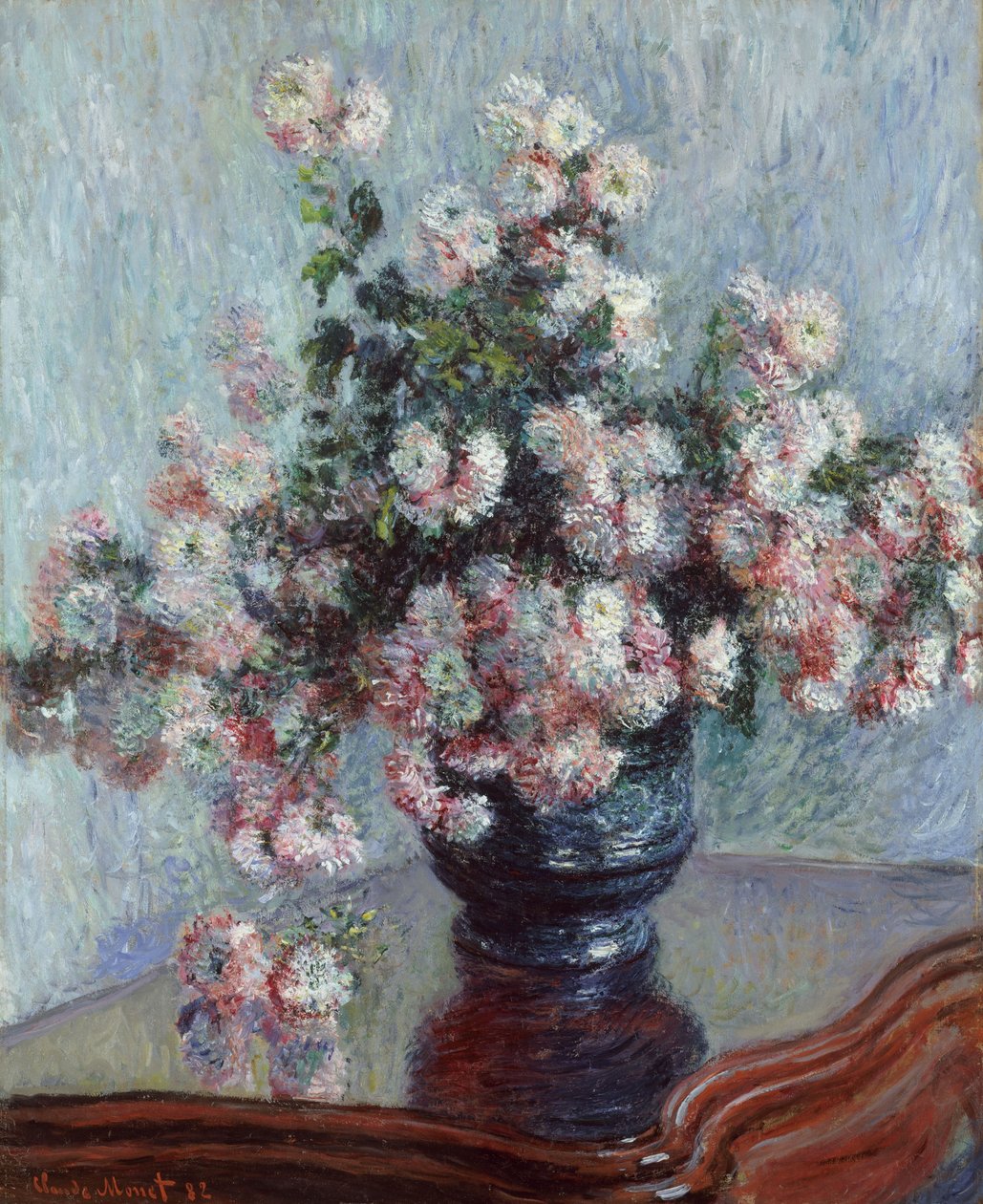 Chryzantemy, 1882 autorstwa Claude Monet