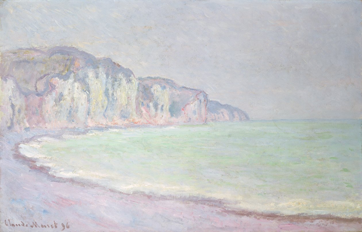 Klify w Pourville, 1896 autorstwa Claude Monet