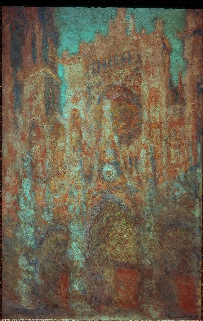 Katedra w Rouen (Różowa Katedra) autorstwa Claude Monet